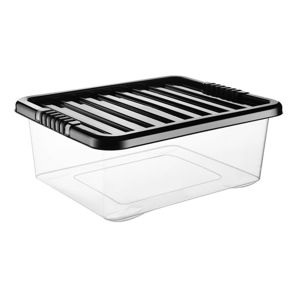 TML 28L underbed storage box with clip lid