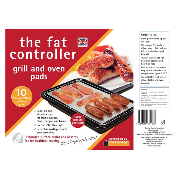 Pack of 10 Toastabags Fat Controller sheets