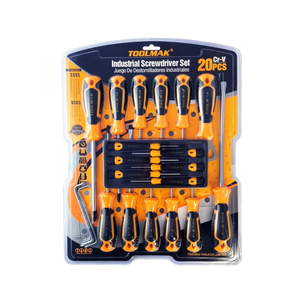 Toolmak 20 piece screwdriver set