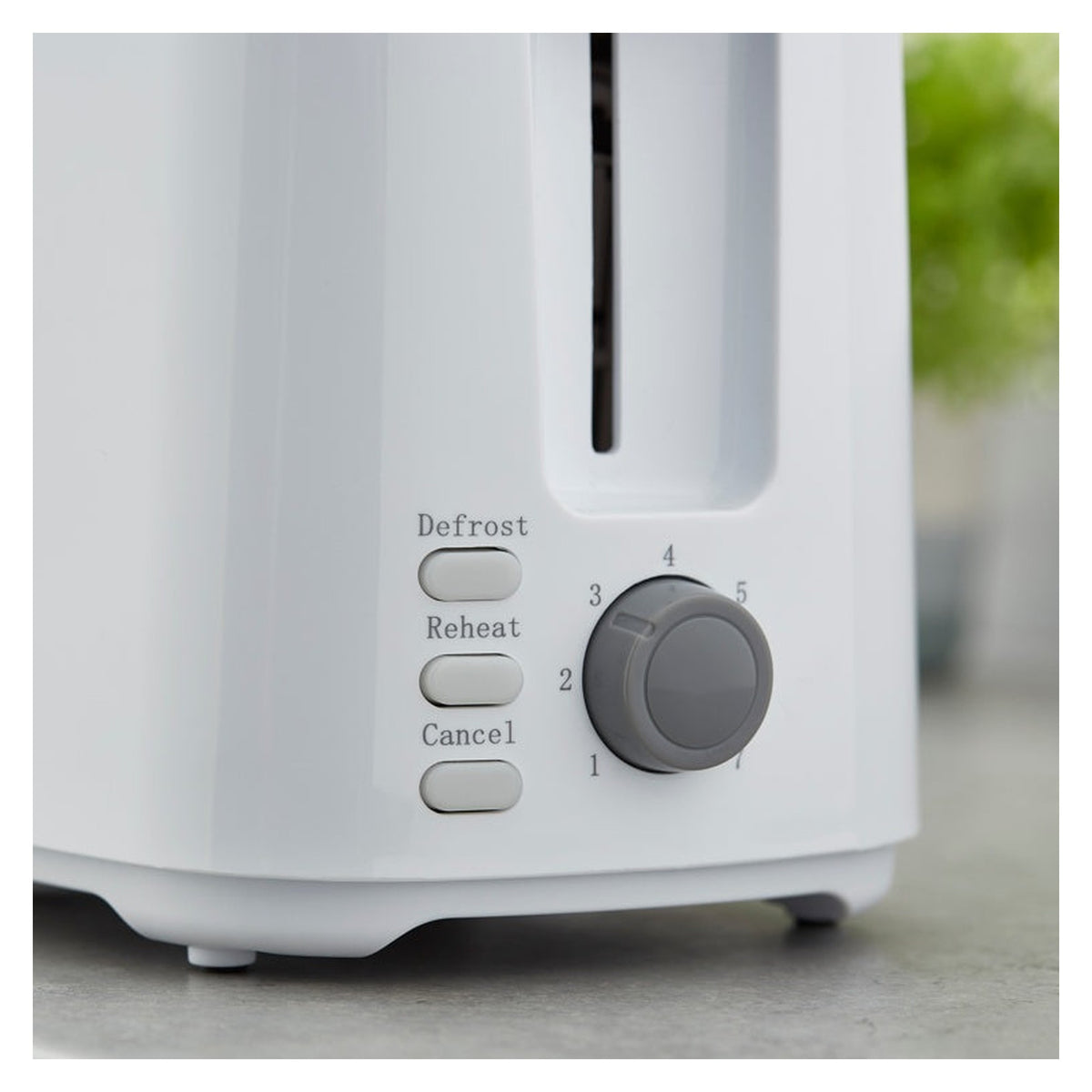 Tower Presto white 2 slice toaster, view 3