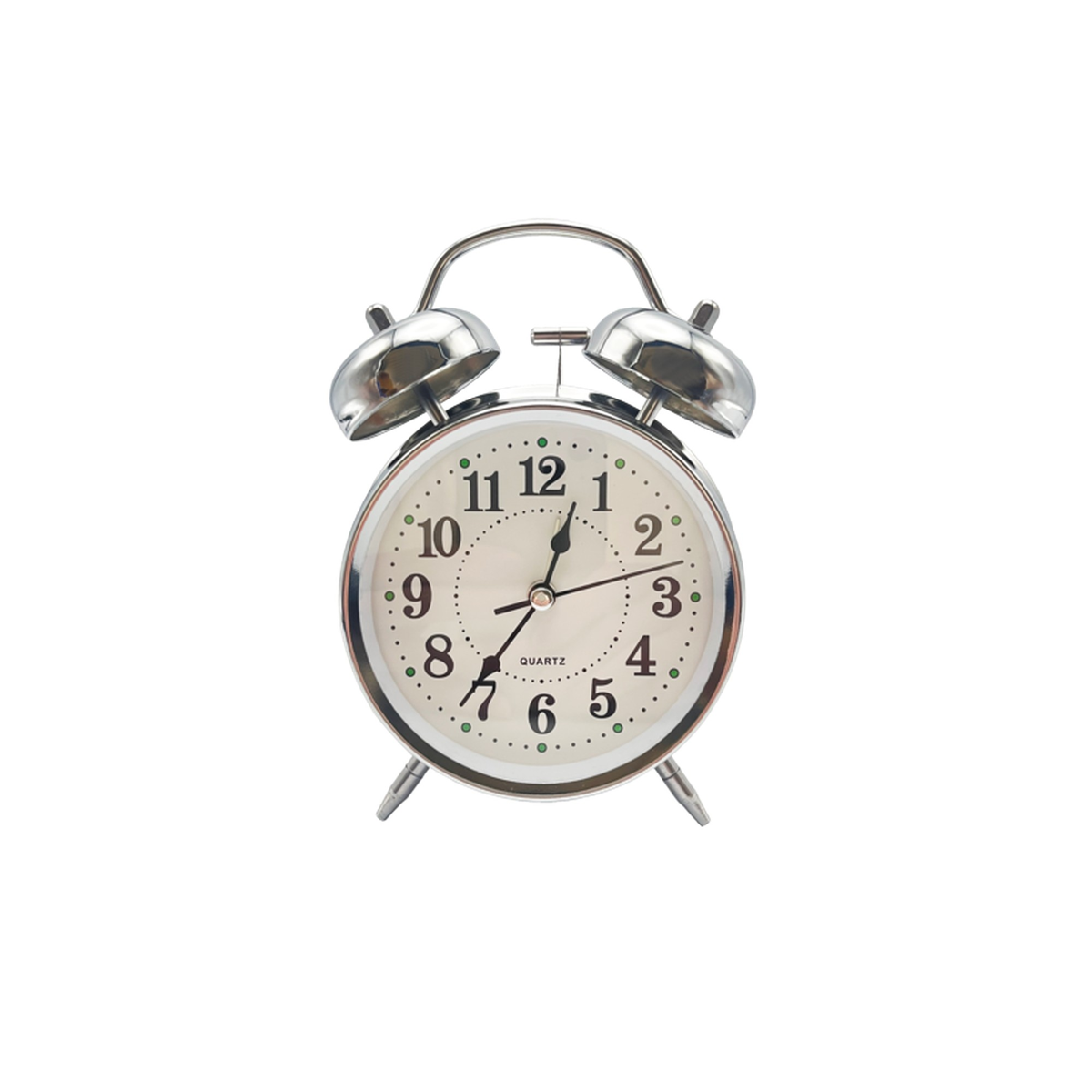 Traditional Alarm Clock - Silver
