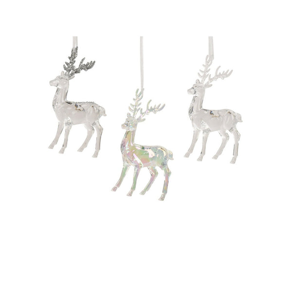 Transparent Reindeer Polystyrene - 50cm
