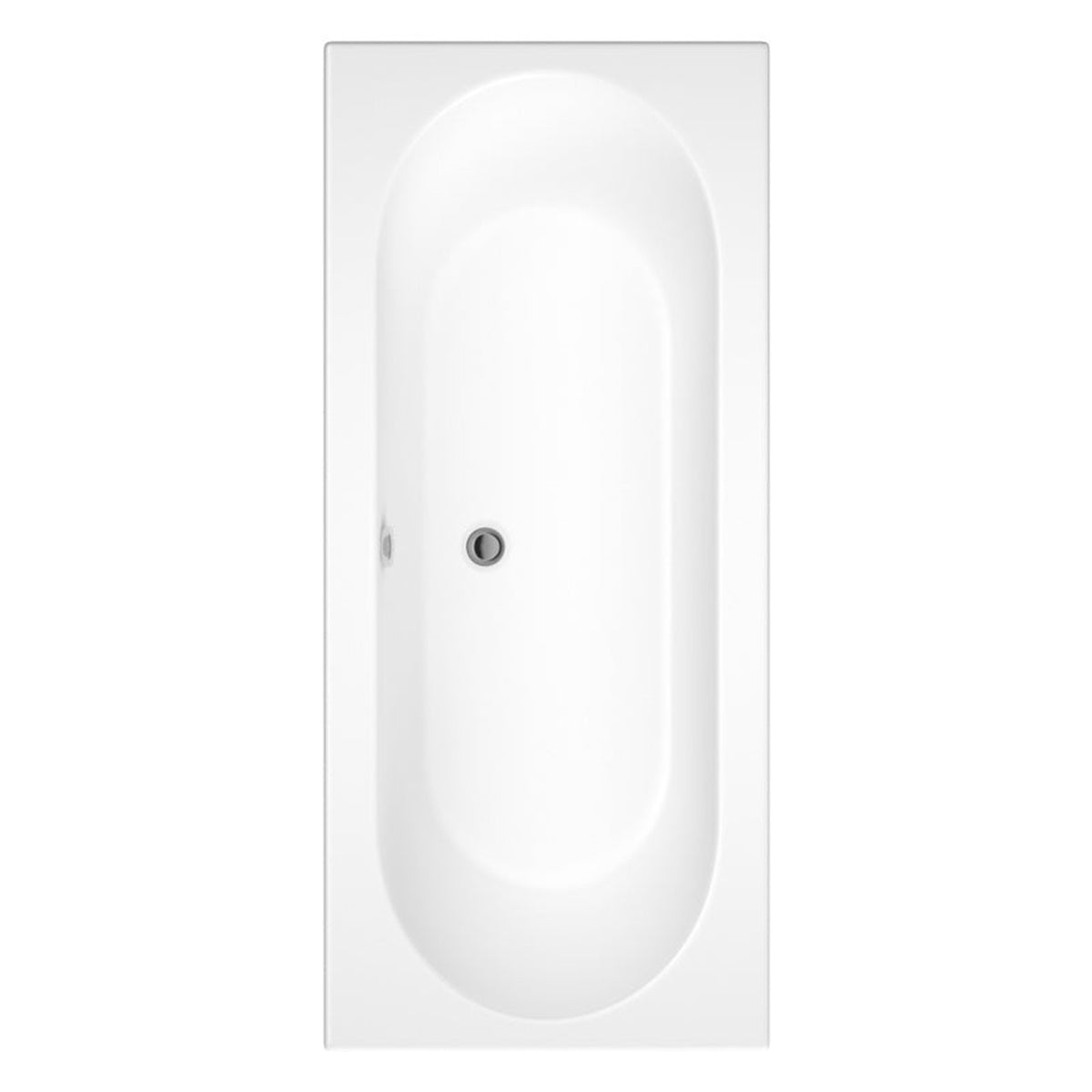Trojan Cascade 1700mm twin end white acrylic bath