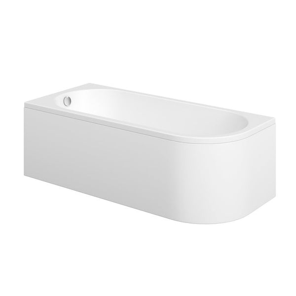 Trojan J shape acrylic bath panel 750 x 1700mm