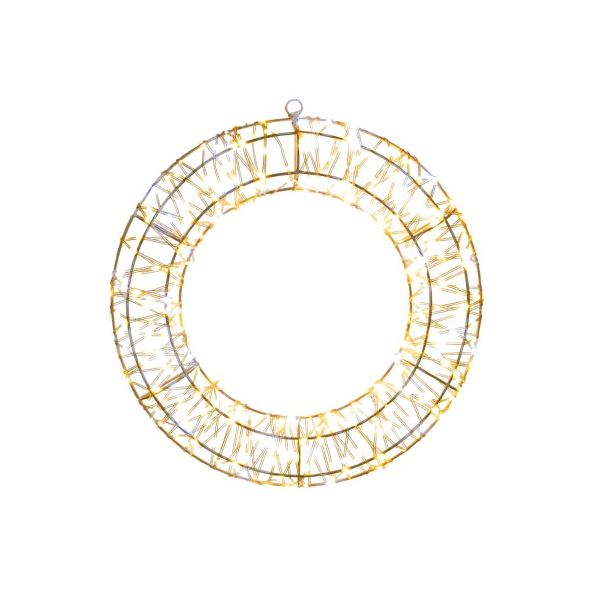 Twinkling Lit Flexibrights Wreath - 40cm, view 2