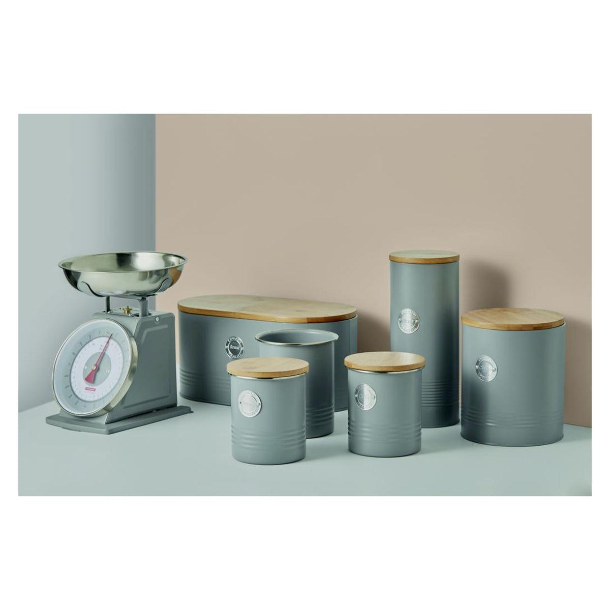 Typhoon Living Tea Canister in grey, 1 litre, view 2
