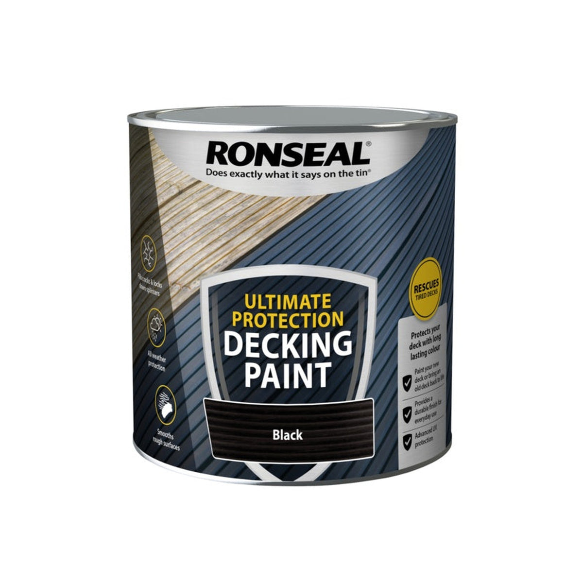 Ultimate Protection Decking Paint 2.5L - Black, view 2