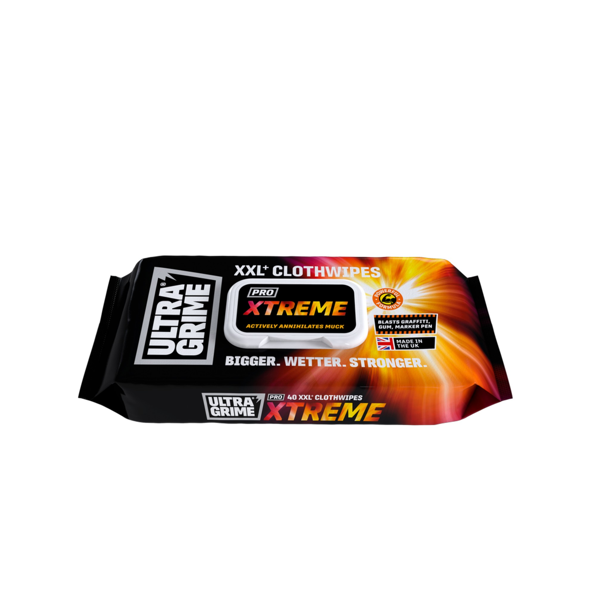 Ultragrime Pro Xtreme XXL cloth wipes 40 pack