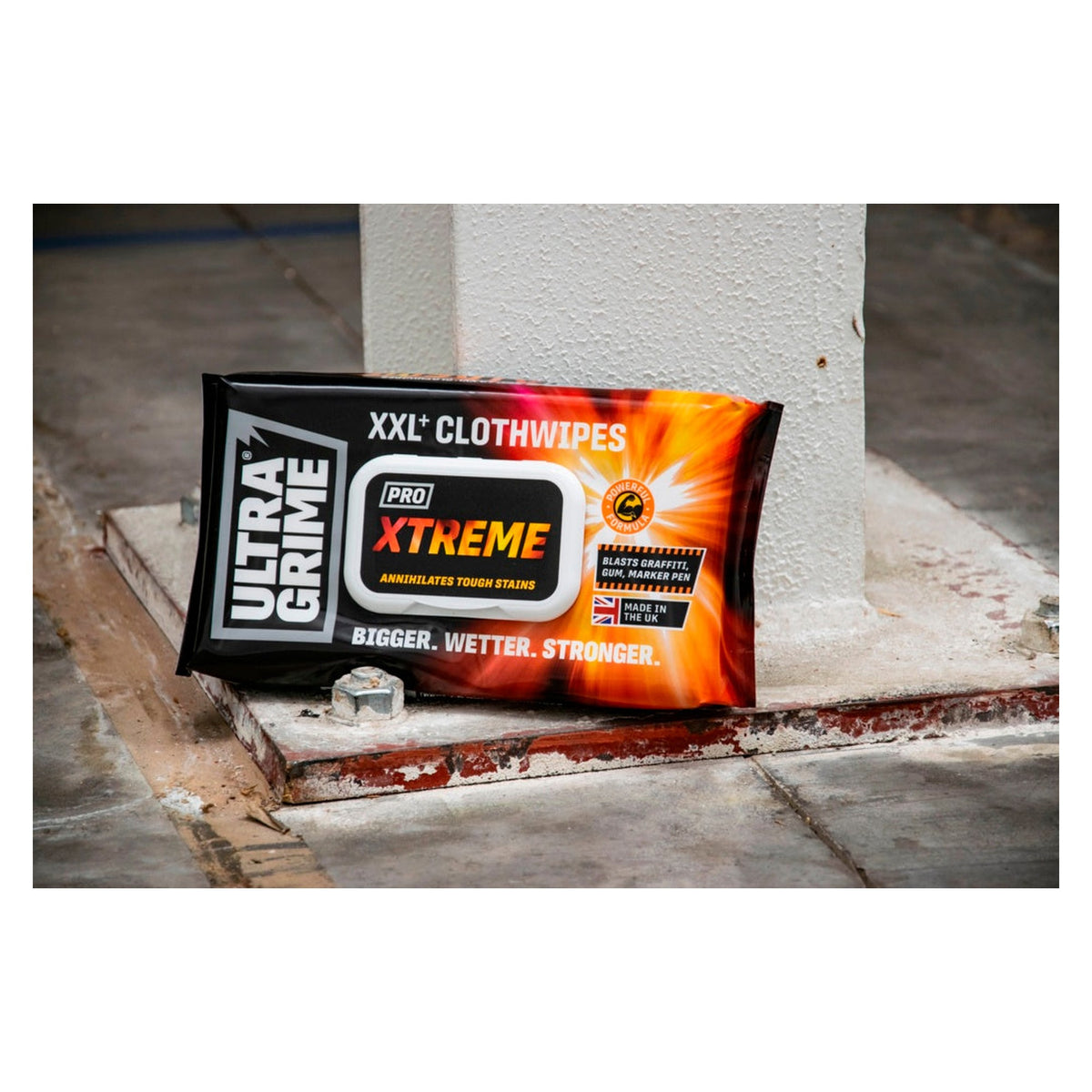 Ultragrime Pro Xtreme XXL cloth wipes 40 pack, view 2