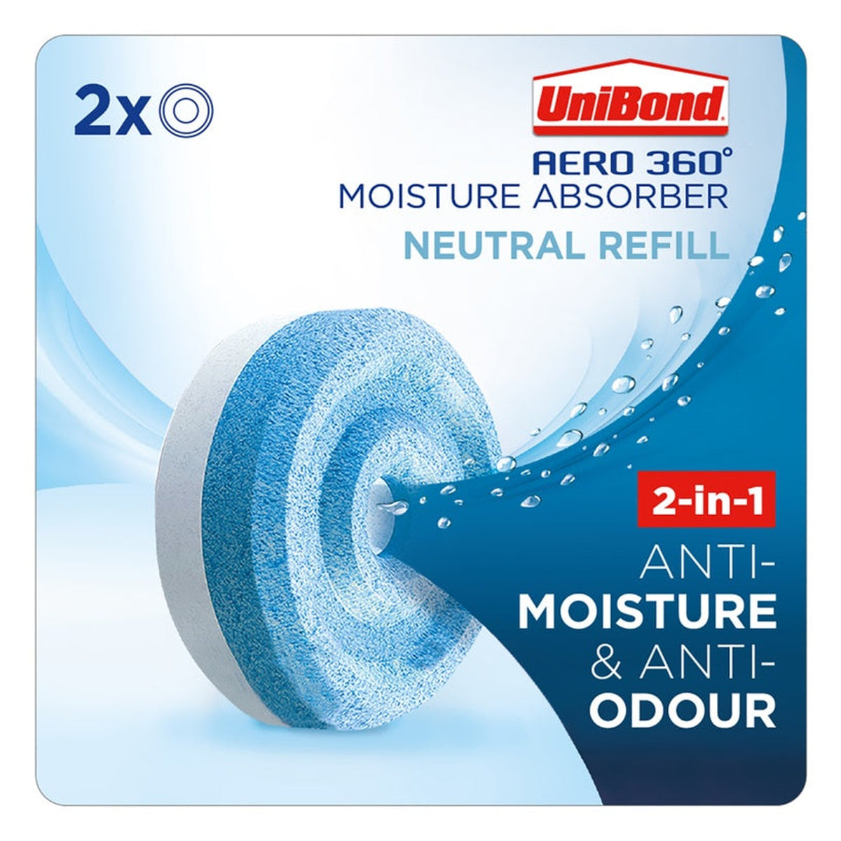 UniBond Aero 360 neutral moisture absorber refill, view 2