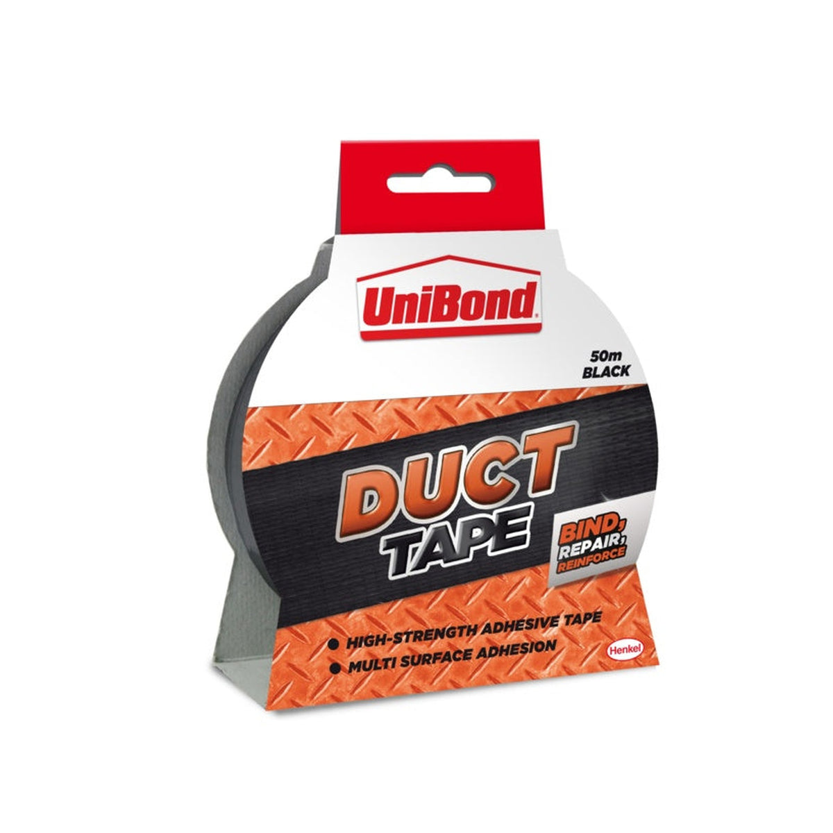 UniBond black duct tape 50mm x 50m roll