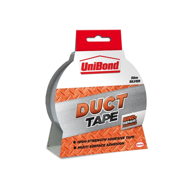 UniBond silver duct tape 50mm x 50m roll