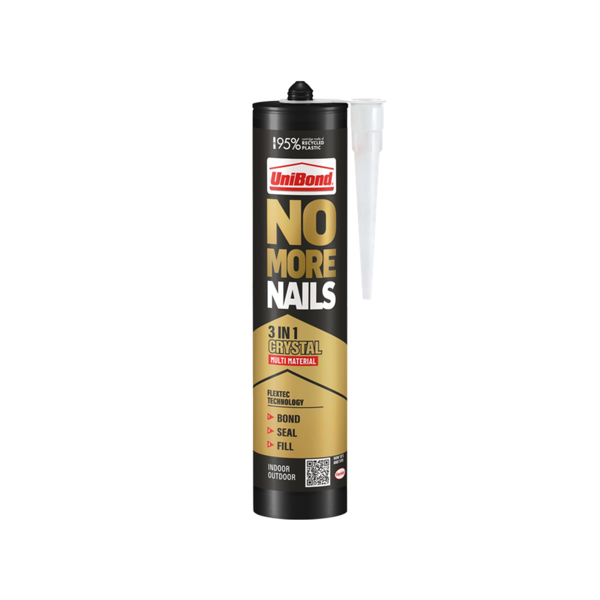 UniBond No More Nails 3 in 1 cartridge in Transparent