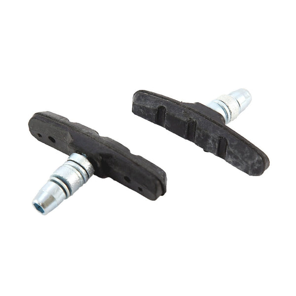 V type 70mm black bike brake blocks with nuts