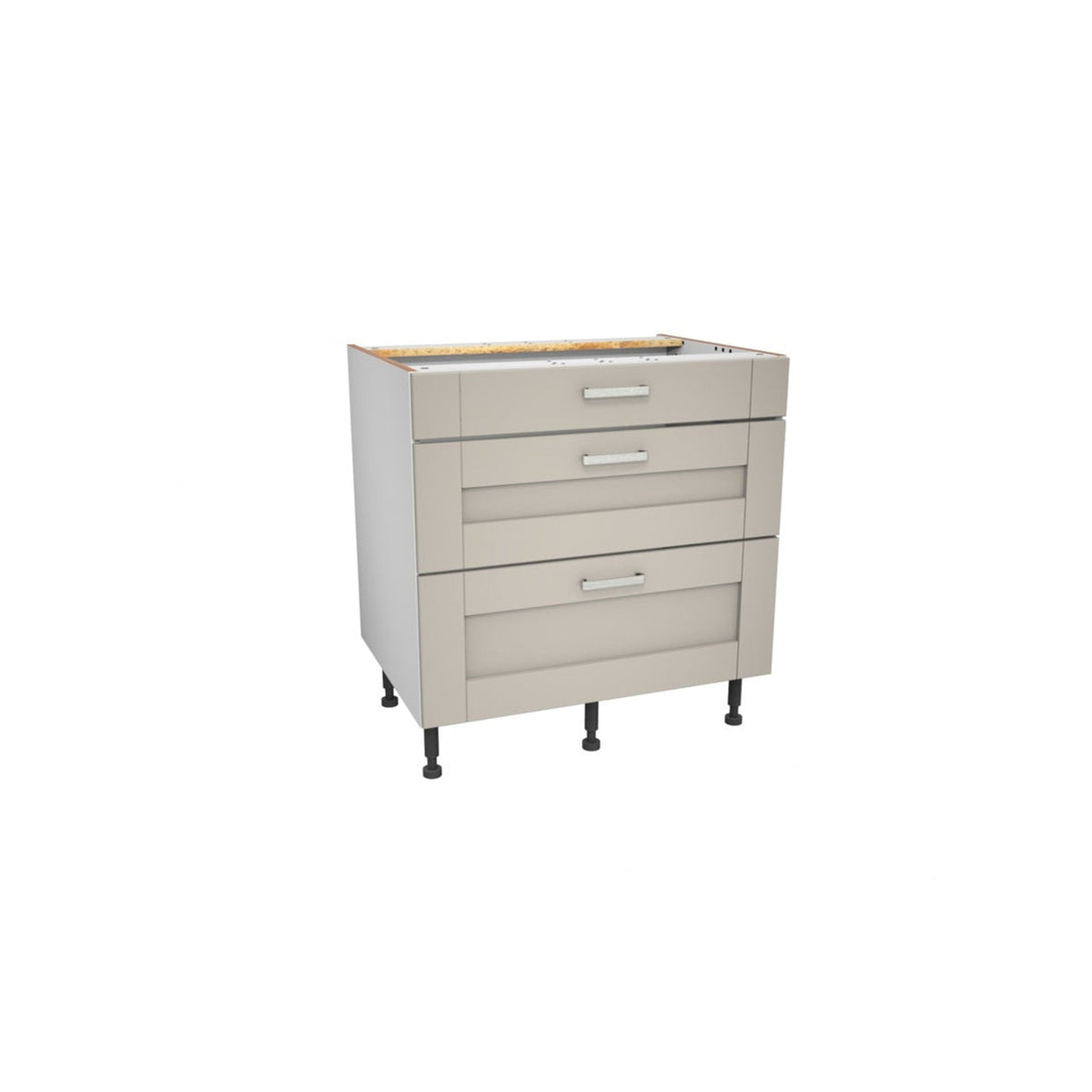 Verona Pebble 3 Drawer Unit - 800mm