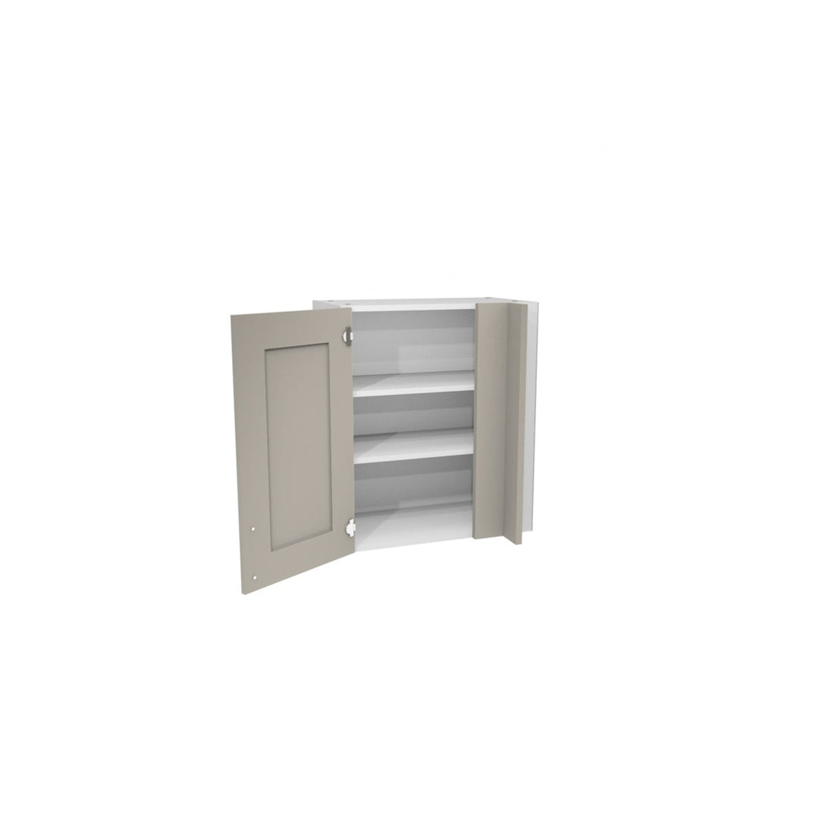 Verona Pebble Corner Wall Unit - 600mm, view 2