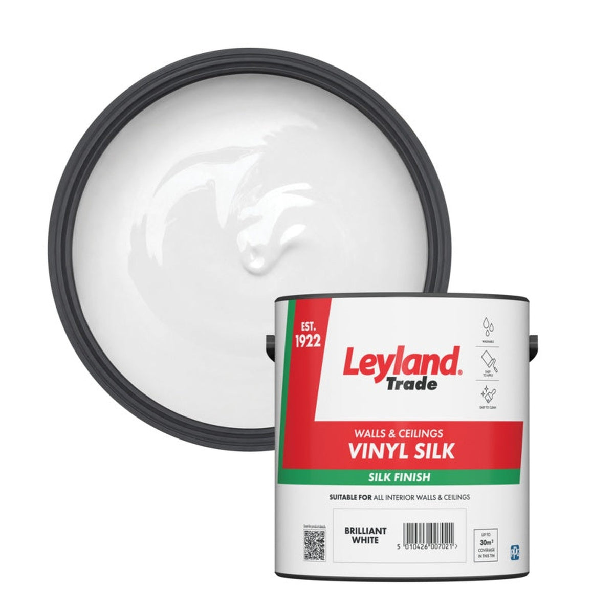 Vinyl Silk 2.5L - Brilliant White