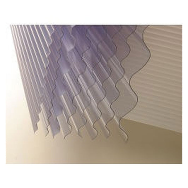 Vistalux clear corrugated PVC roofing sheet 8ft