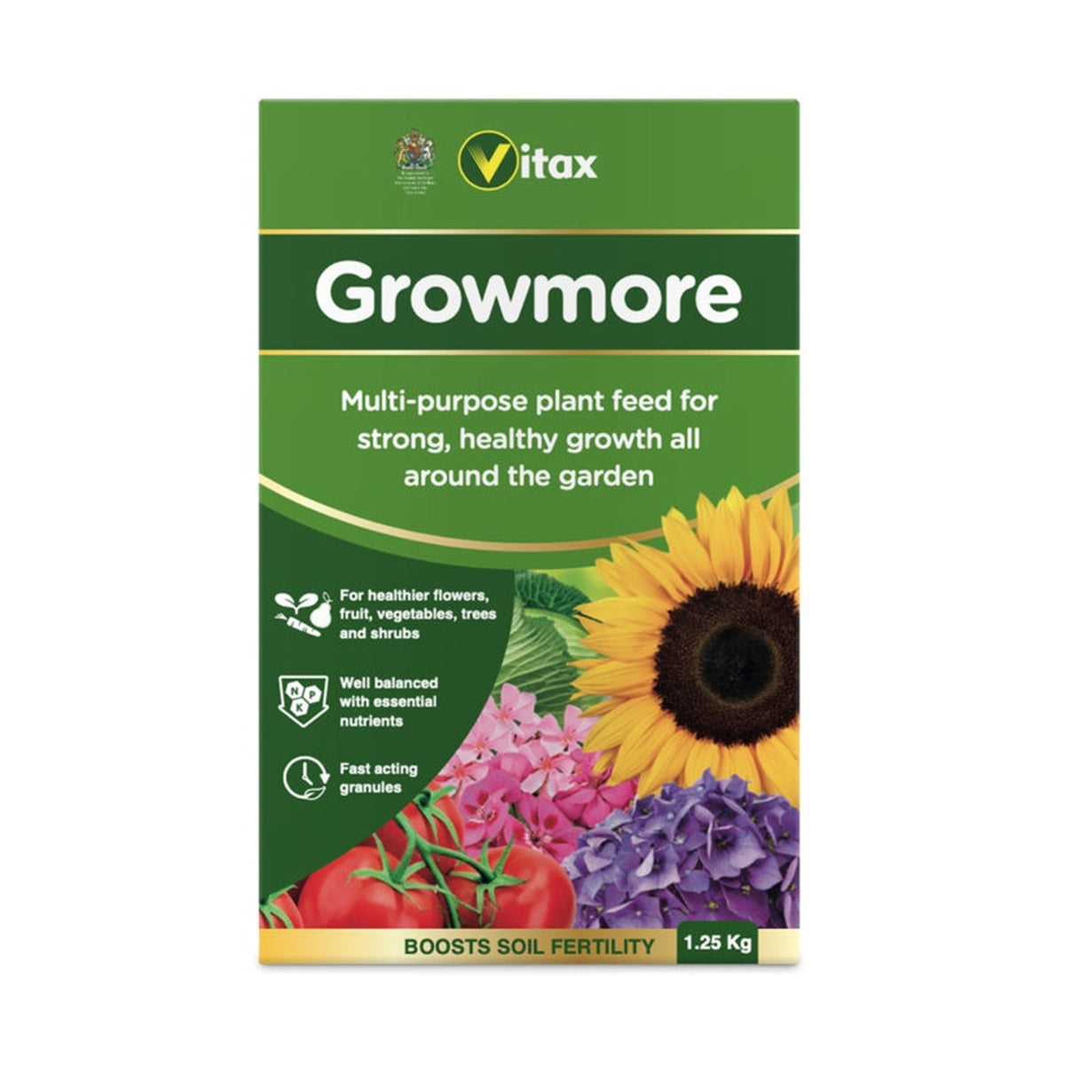 Vitax Growmore general purpose fertiliser 1.25kg