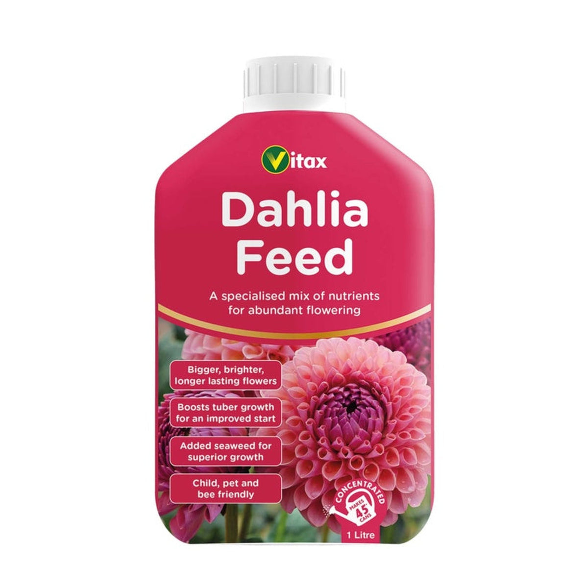 Vitax Liquid Dahlia Feed 1L bottle