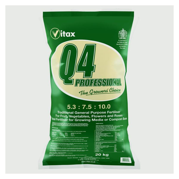 Vitax Q4 Traditional Formula 20kg bag of pelleted fertiliser