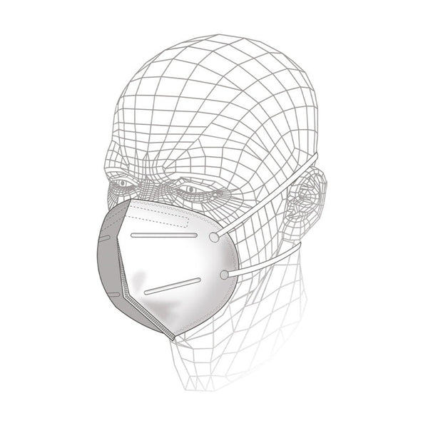 Pack of 3 Vitrex Premium FFP1 respirators