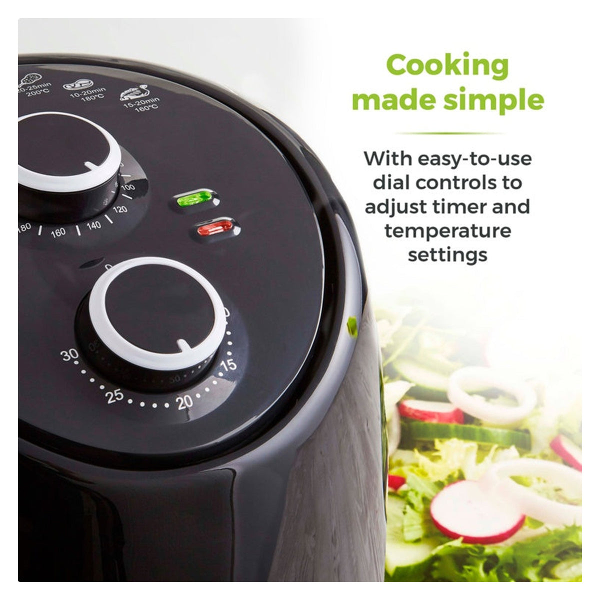 Vortx Black Air Fryer - 2L, view 9