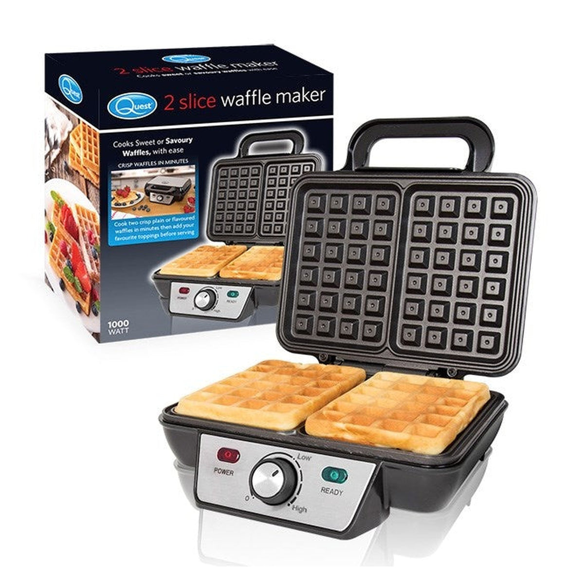 Waffle Maker - 2 Slice, view 3