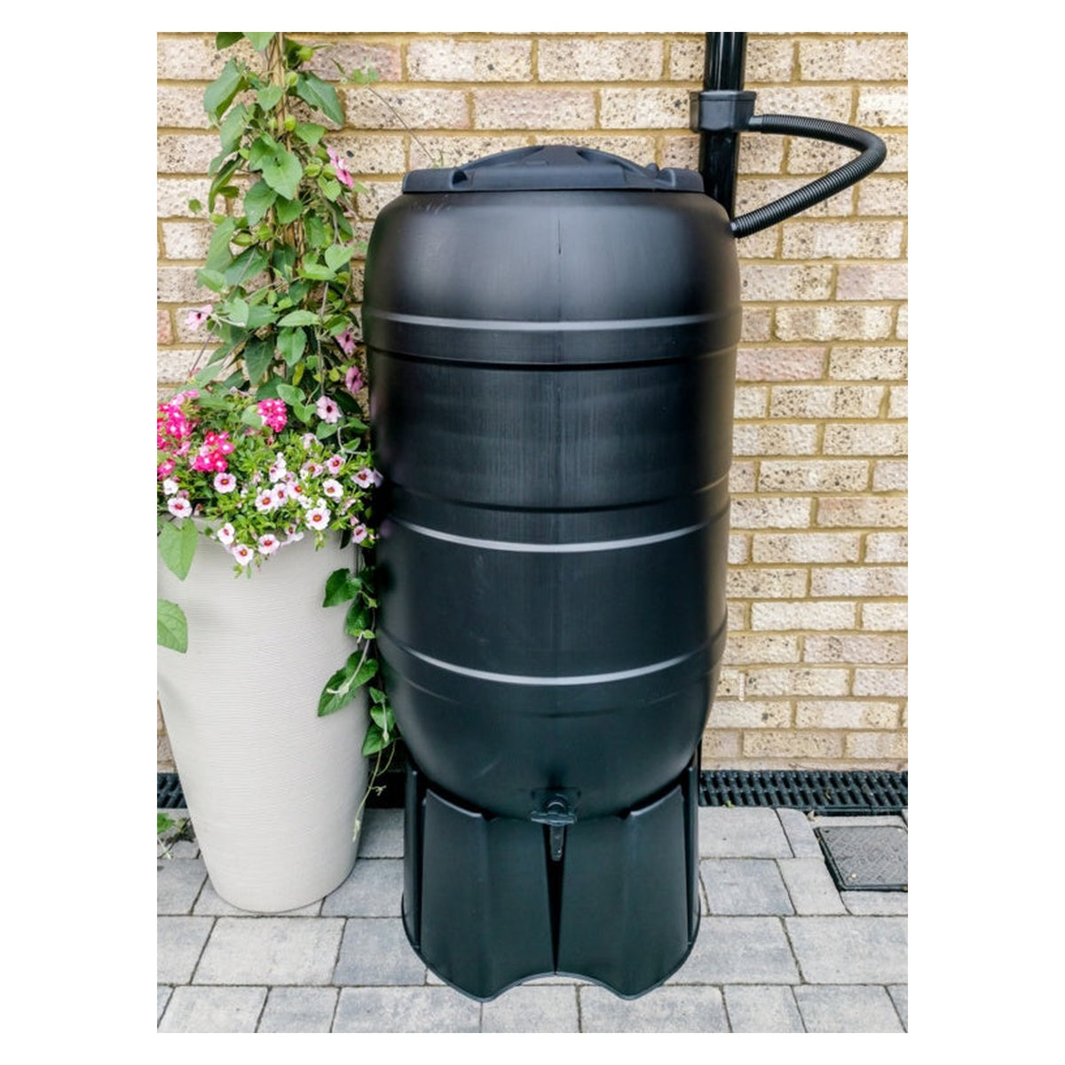 Ward 210L water butt set with stand and filler