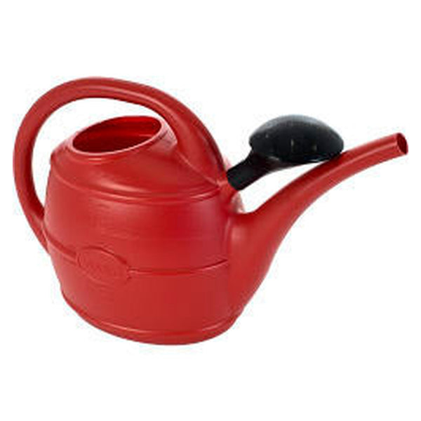 Ward 10L red watering can with rose