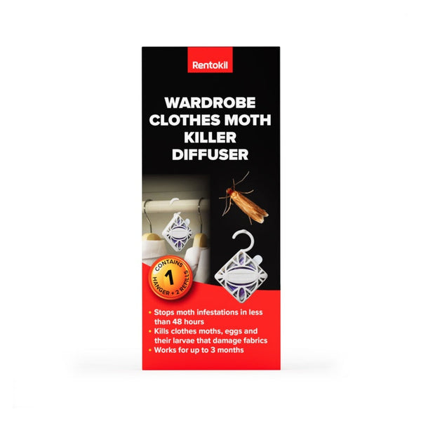 Wardrobe Clothes Moth Killer Diffuser - 2 Refills