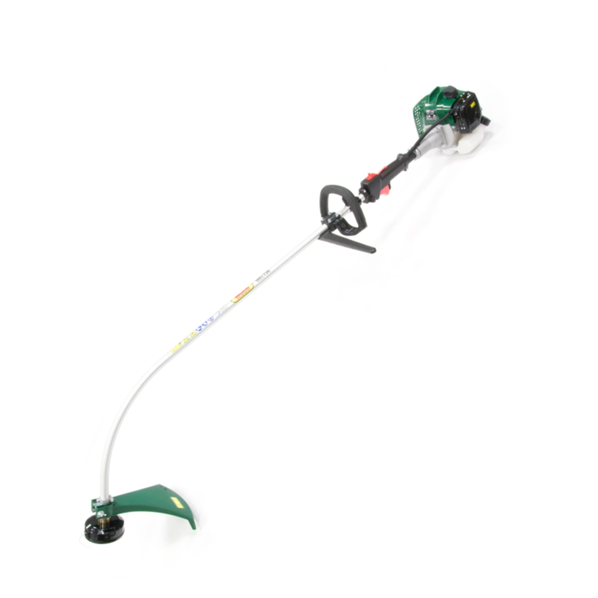 Webb 26cc petrol line trimmer with curved shaft