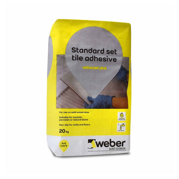 Weber Set Plus tile adhesive white 20kg