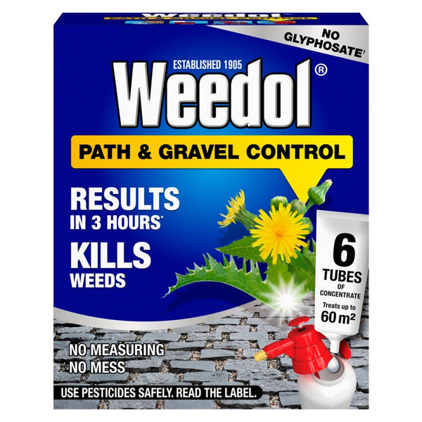 Weedol Path and Gravel Control 6 tube pack