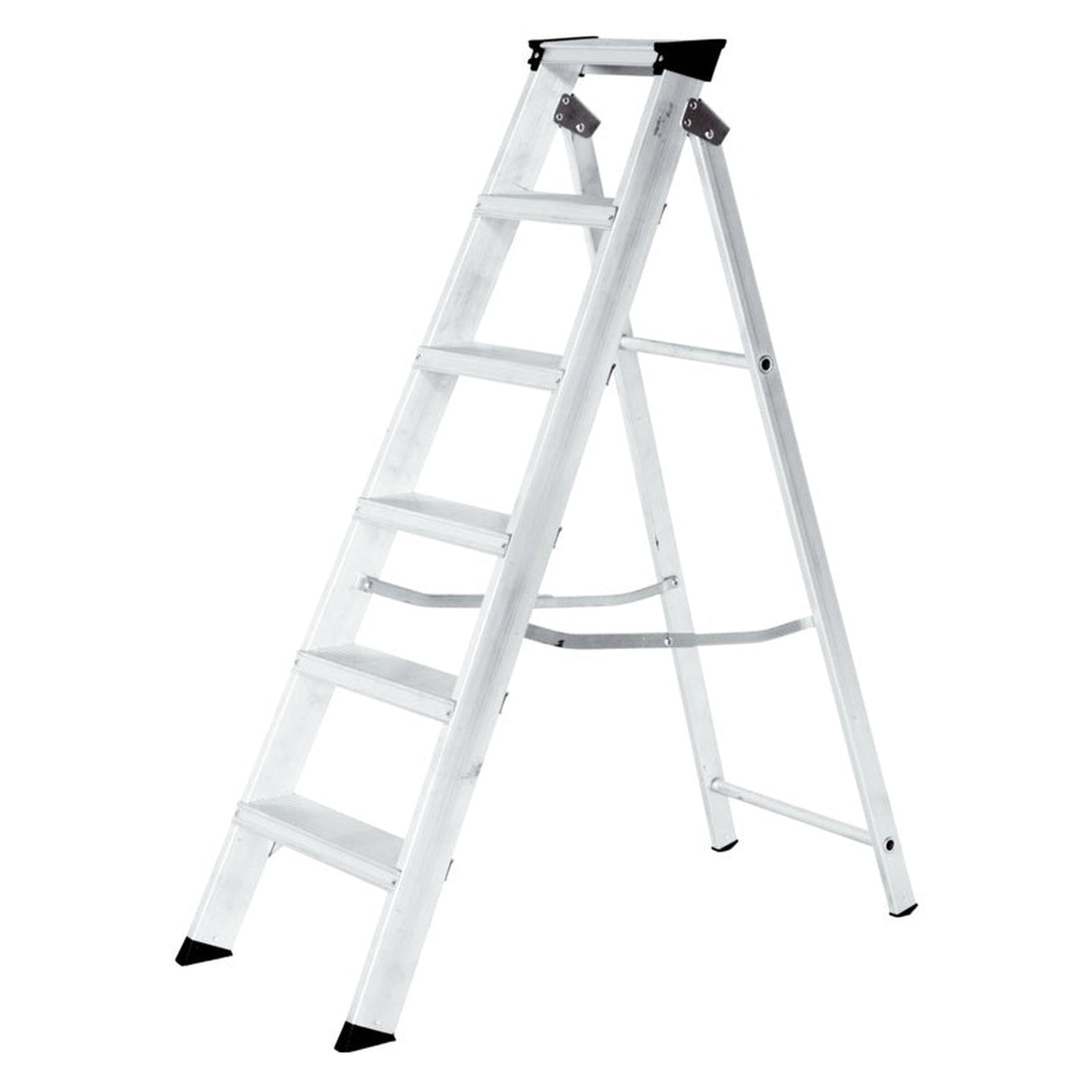 Werner builders stepladder with 6 treads