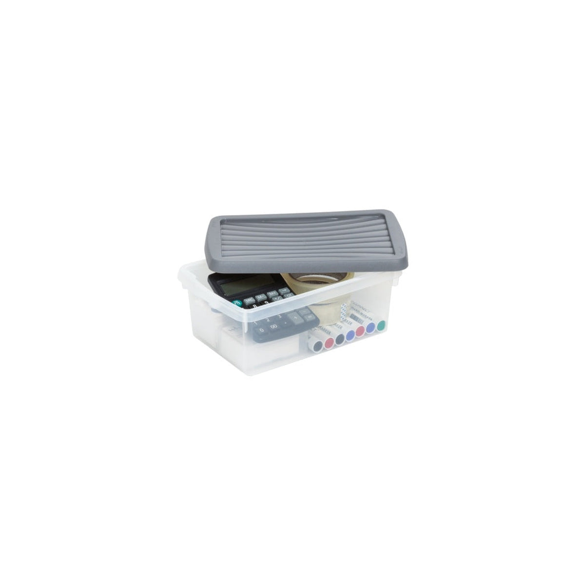 Set of four Wham 3.5L storage boxes with lids, view 3