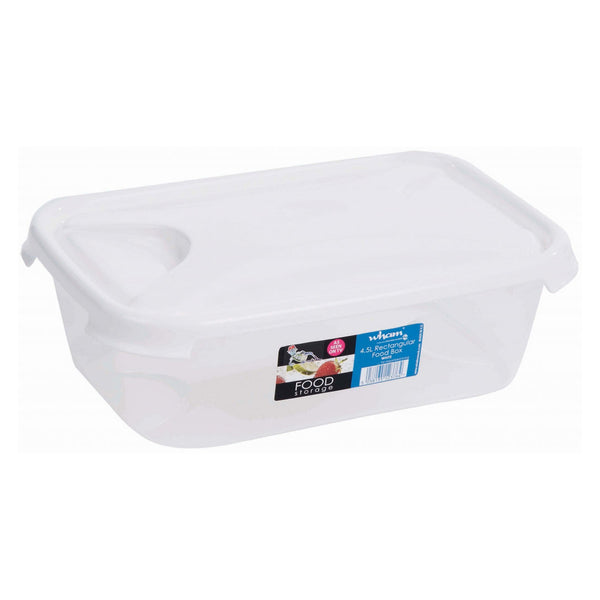 Wham white rectangular food storage 4.5L