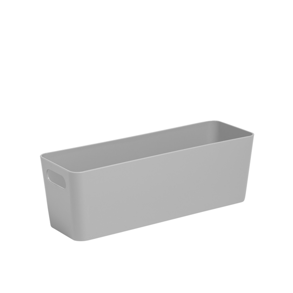 Wham Studio rectangular storage basket in Cool Grey