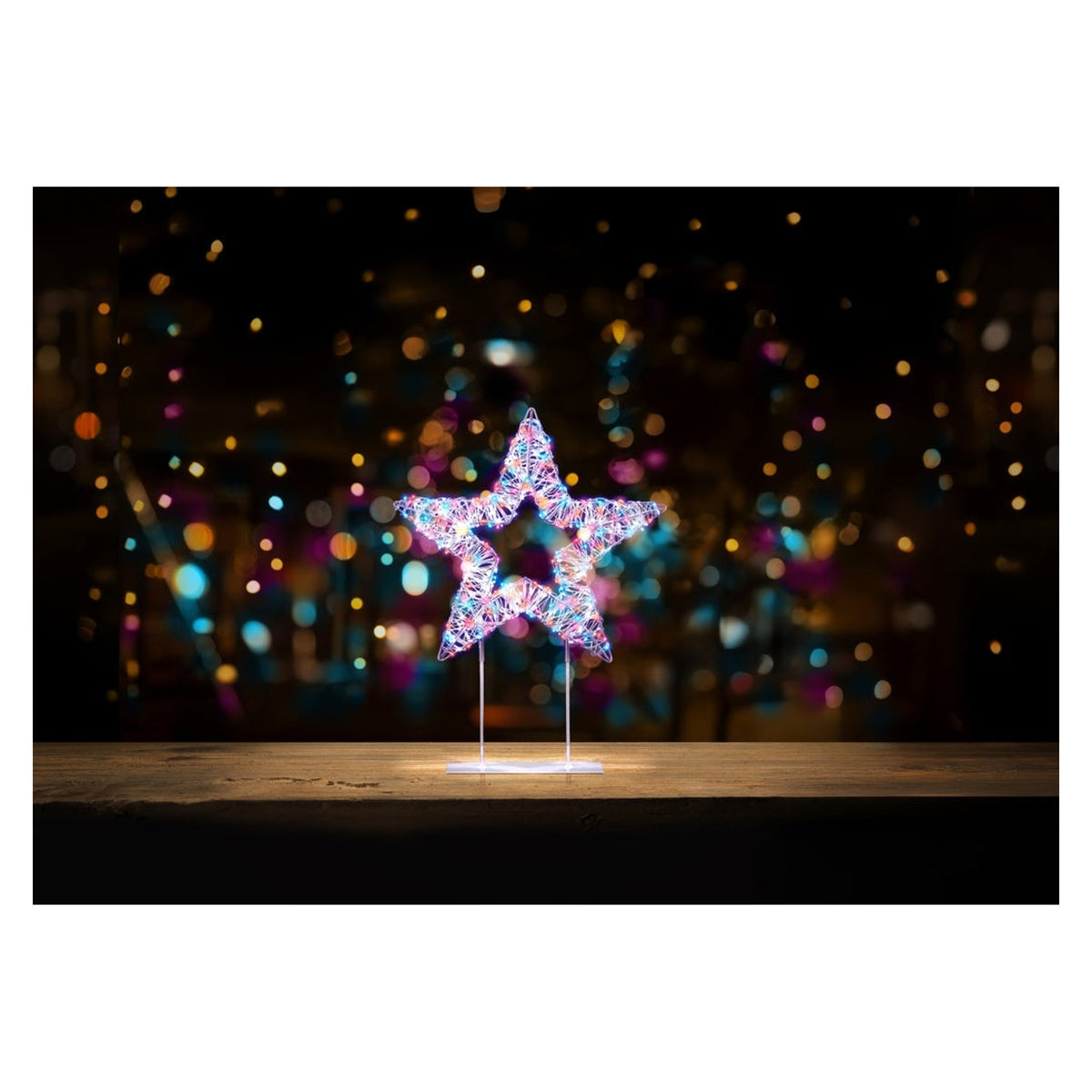 White/Multi Table Top Star 720 LEDs - 45cm
