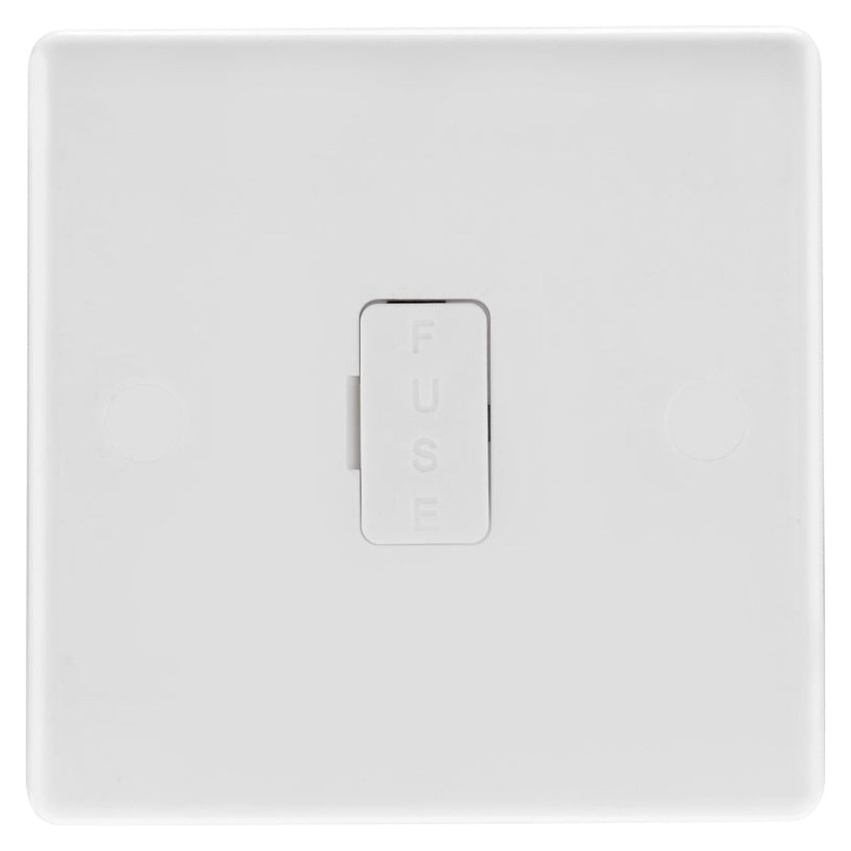 White Unswitched Connection Unit Fused - 13amp, view 10