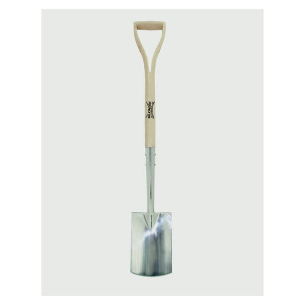 Wilkinson Sword stainless steel border spade with ash handle