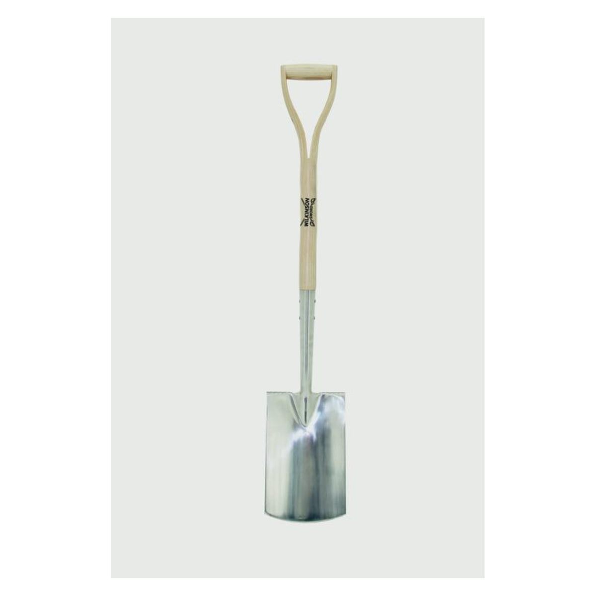 Wilkinson Sword stainless steel digging spade with ash handle