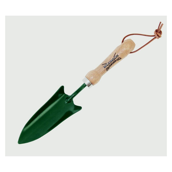 Wilkinson Sword transplanting trowel with wooden handle
