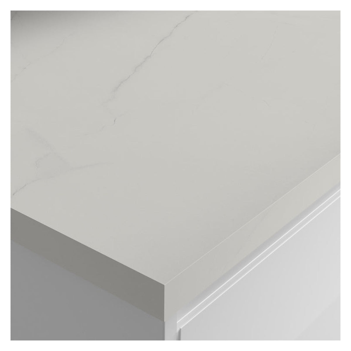 Wilsonart Light Marble laminate worktop 3m x 600 x 38mm, view 4