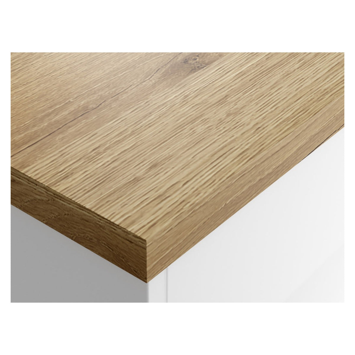 Wilsonart Lundby Oak laminate worktop 3m x 600 x 38mm, view 2