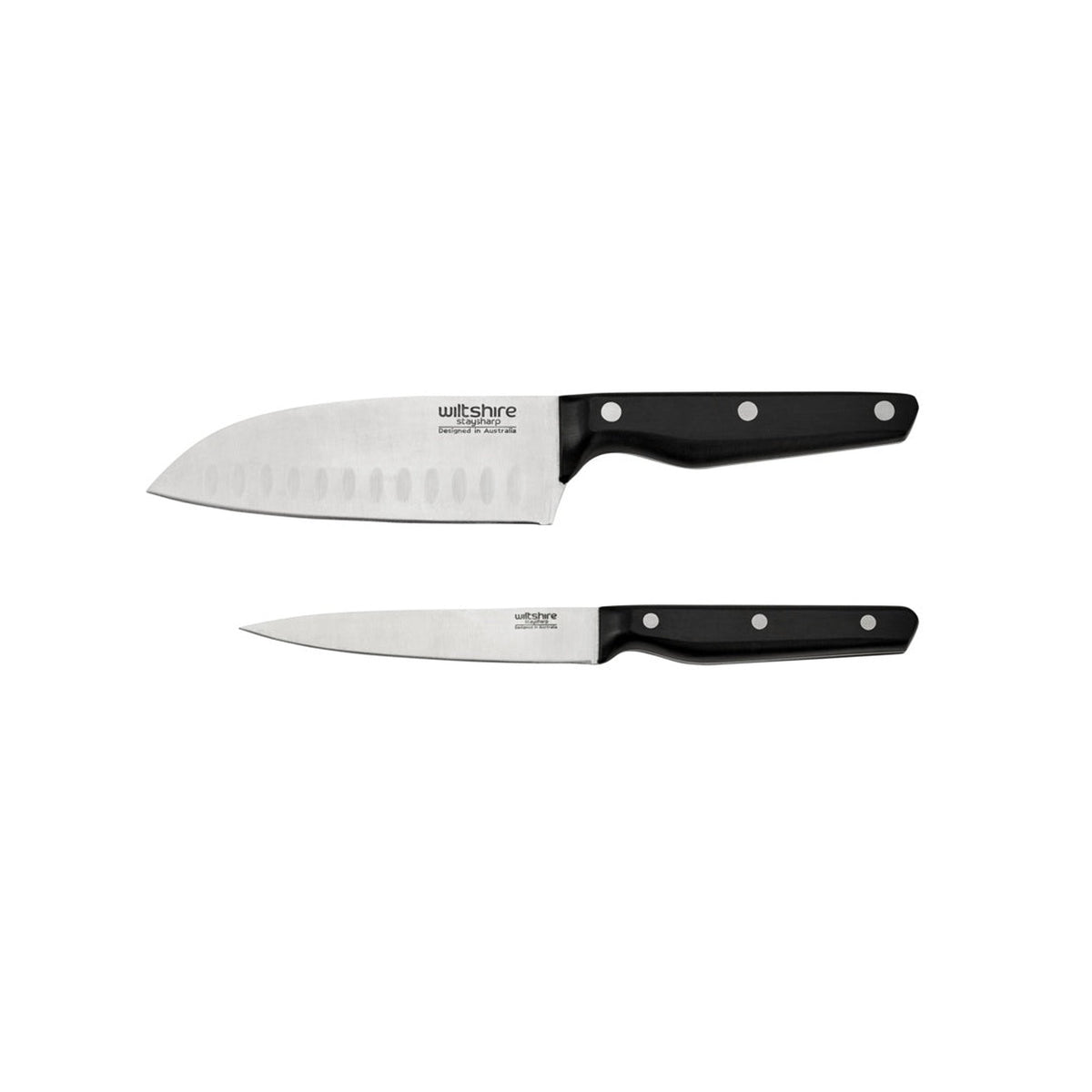 Wiltshire Staysharp Santoku and utility knife duo set, view 2