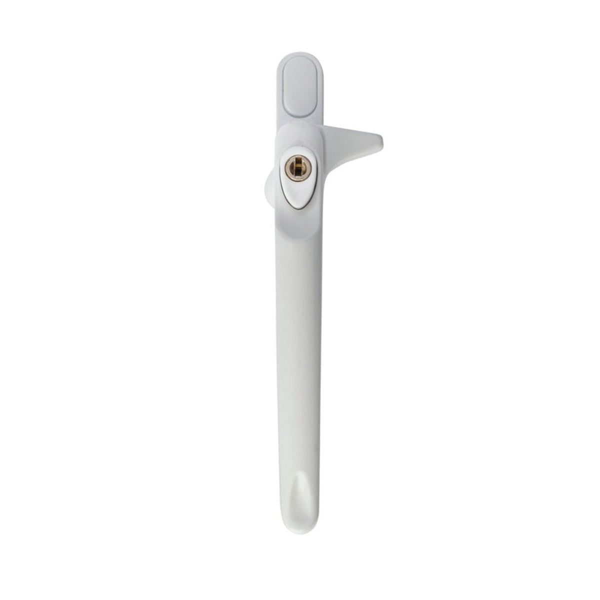 Window Handle L/H Locking White - 21mm, view 3