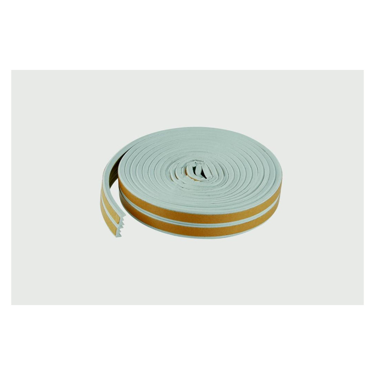 Woodside white EPDM E rubber draught strip 5m