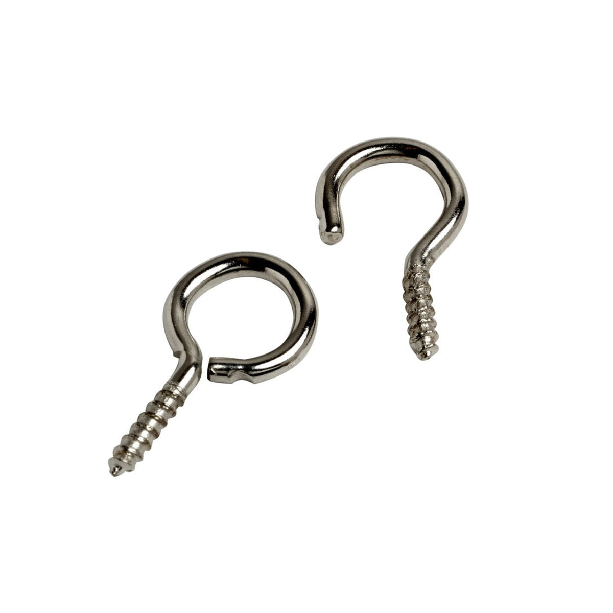 Woodside silver net wire hooks and eyes pack of 6