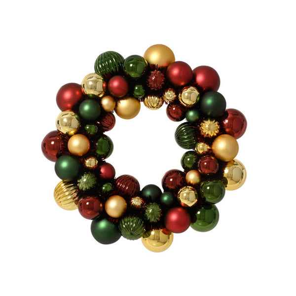 Wreath Polystyrene Multi Coloured - 38cm